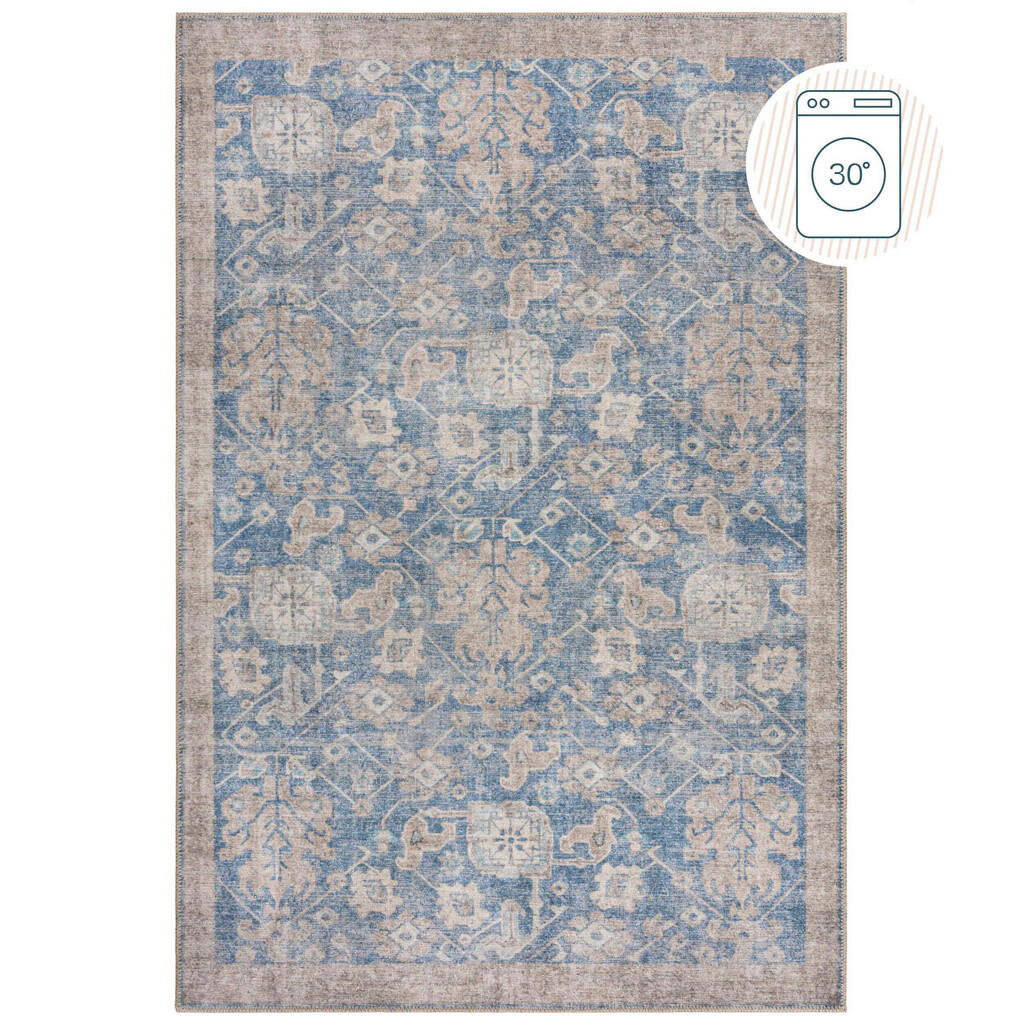 Flair Rugs TKANÝ KOBEREC, 115/170 cm modrá