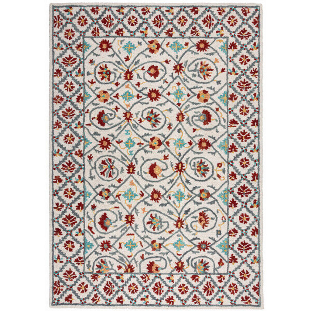 Flair Rugs TKANÝ KOBEREC, 120/170 cm krémová, červená