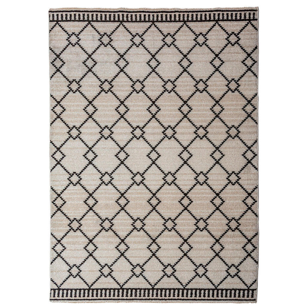 Flair Rugs TKANÝ KOBEREC, 200/300 cm čierna