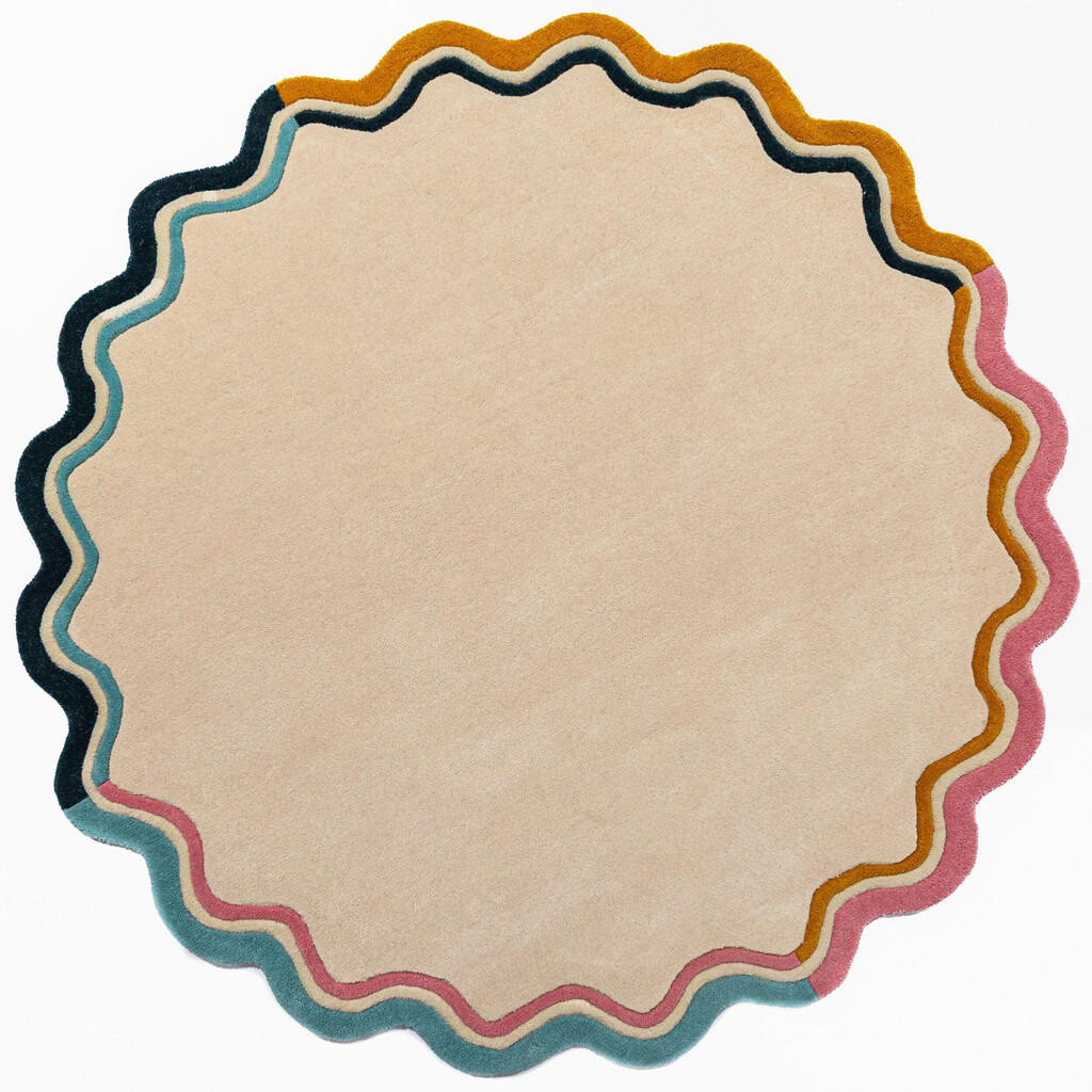 Flair Rugs VLNENÝ KOBEREC, 180/180 cm viacfarebná