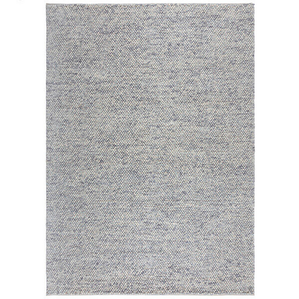 Flair Rugs RUČNE TKANÝ KOBEREC, 80/150 cm modrá, krémová