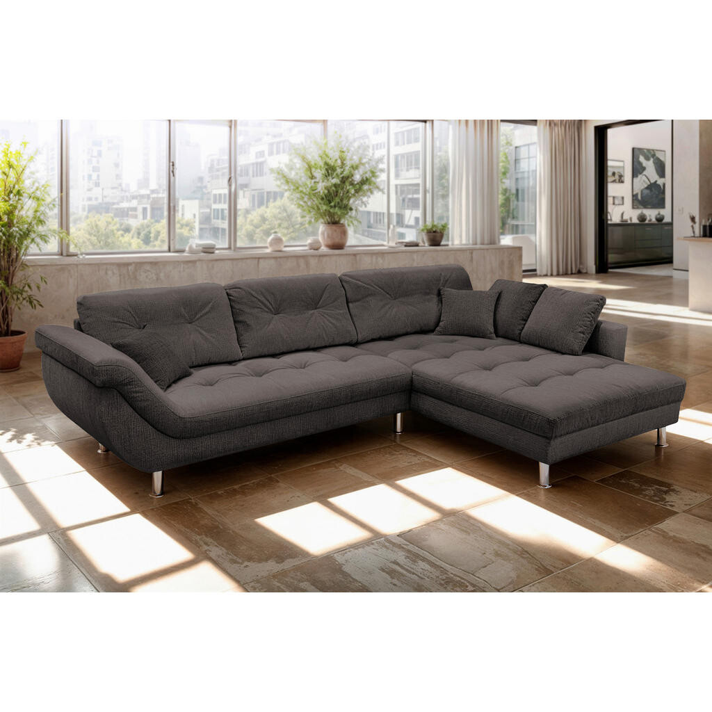 Livetastic ROHOVÁ SEDAČKA, plast, textil, kompozitné drevo, tmavohnedá