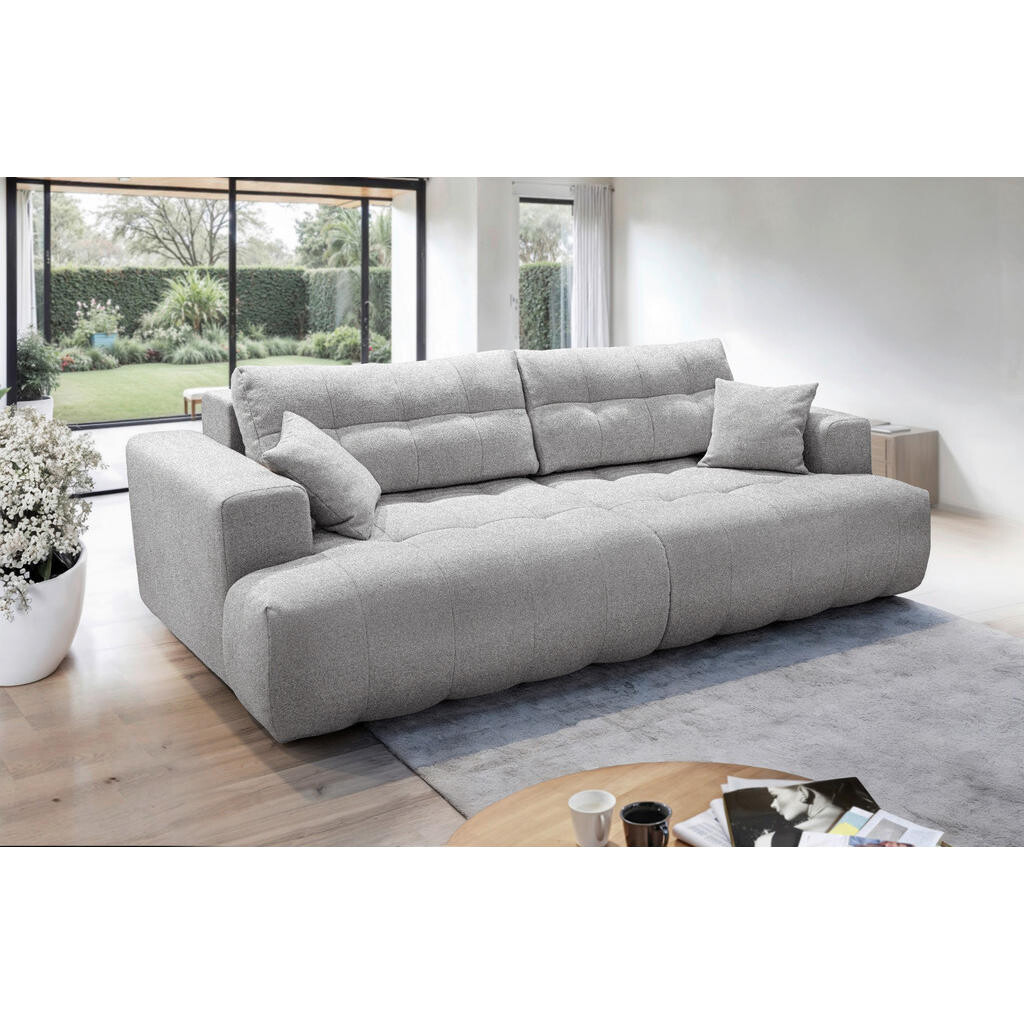 Livetastic VEĽKÁ POHOVKA, plast, textil, kompozitné drevo, sivobéžová