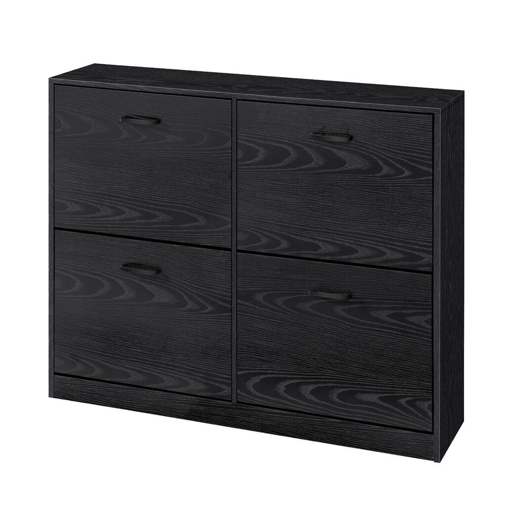 Boxxx VÝKLOPNÁ SKRINKA NA TOPÁNKY, čierna, 105,5/82,7/24 cm
