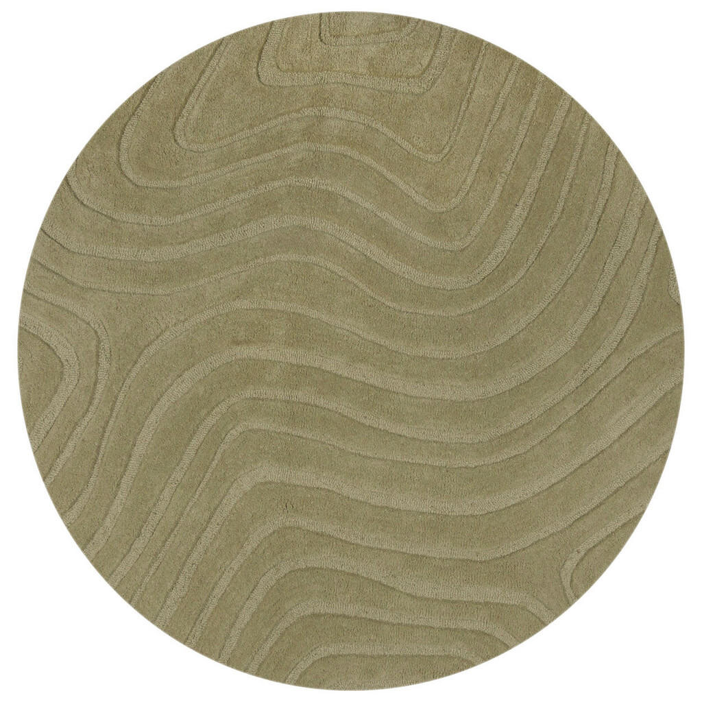 Flair Rugs VLNENÝ KOBEREC, 160/160 cm zelená