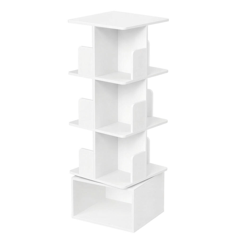 Boxxx OTOČNÝ REGÁL, biela, 40/124,6/40 cm