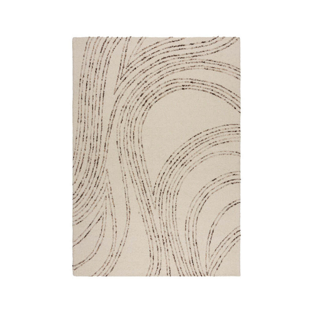 Flair Rugs VLNENÝ KOBEREC, 160/230 cm hnedá, prírodná farba