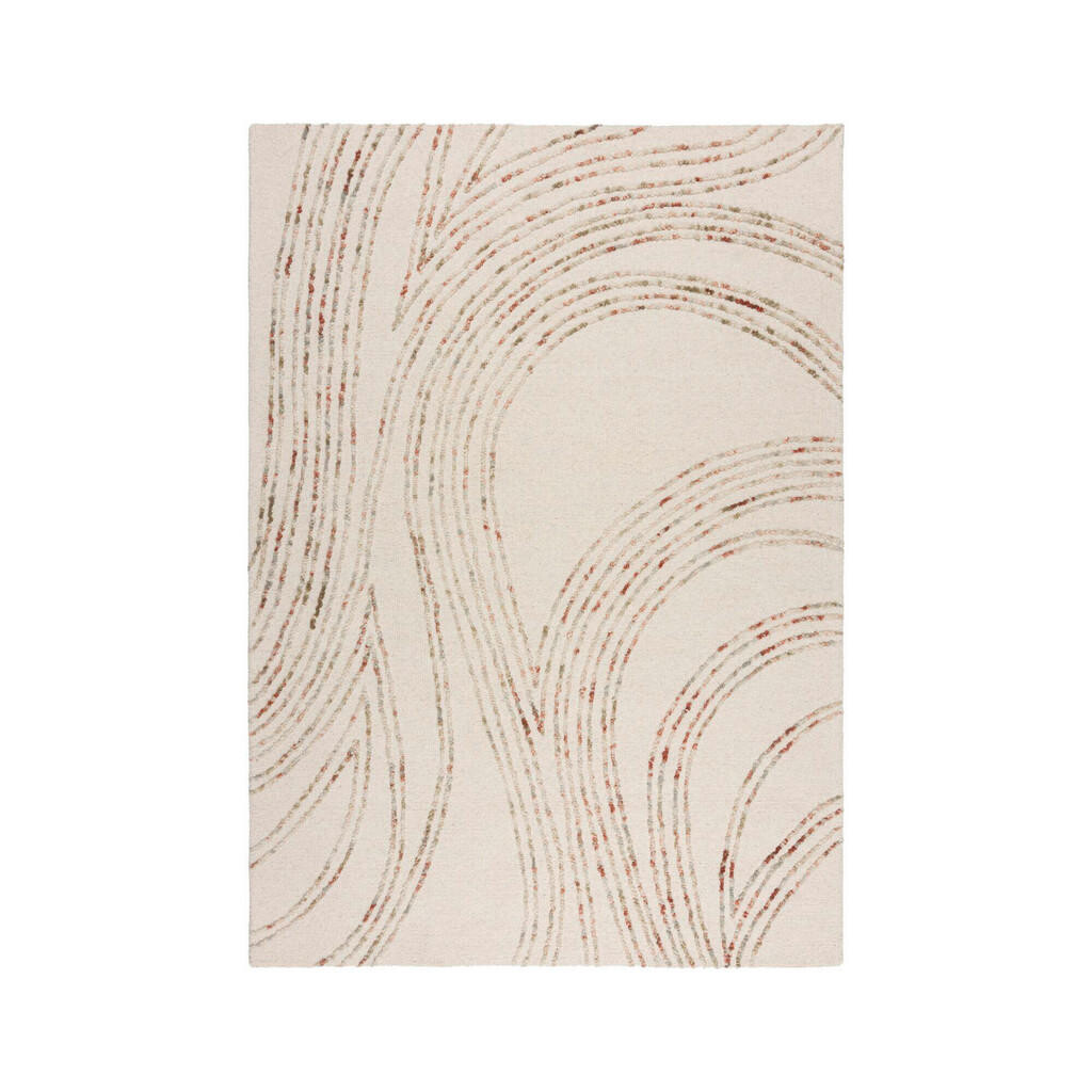Flair Rugs VLNENÝ KOBEREC, 160/230 cm prírodná farba, oranžová