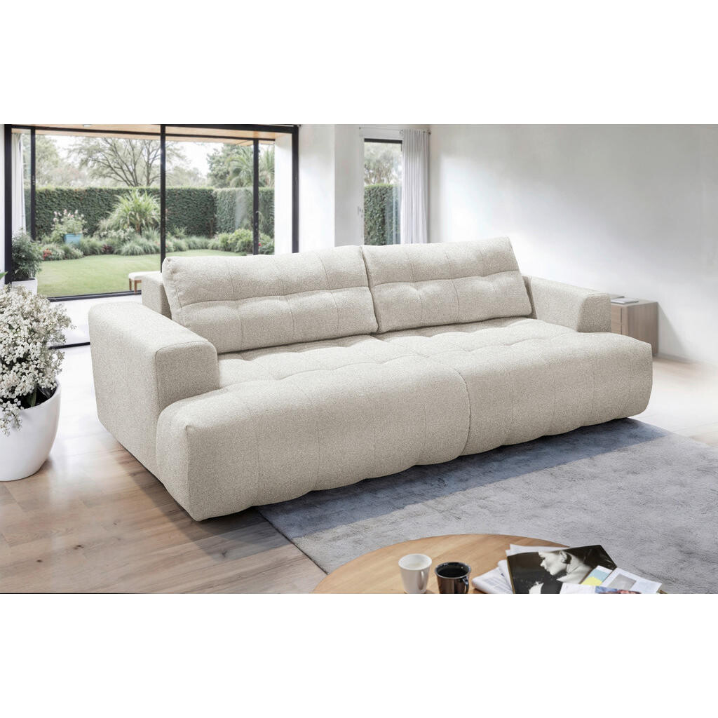 Livetastic VEĽKÁ POHOVKA, plast, textil, kompozitné drevo, béžová