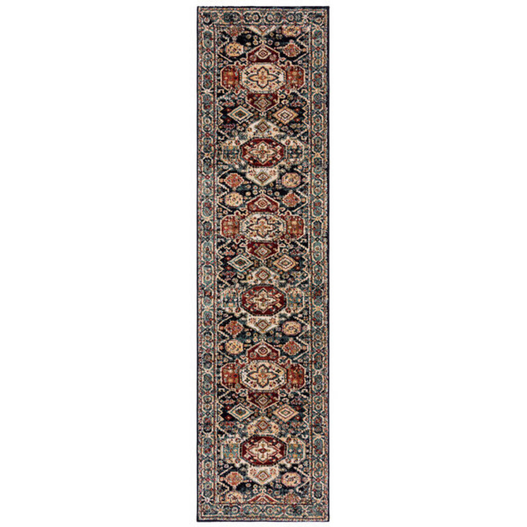 Flair Rugs VINTAGE KOBEREC, 66/300 cm, modrá