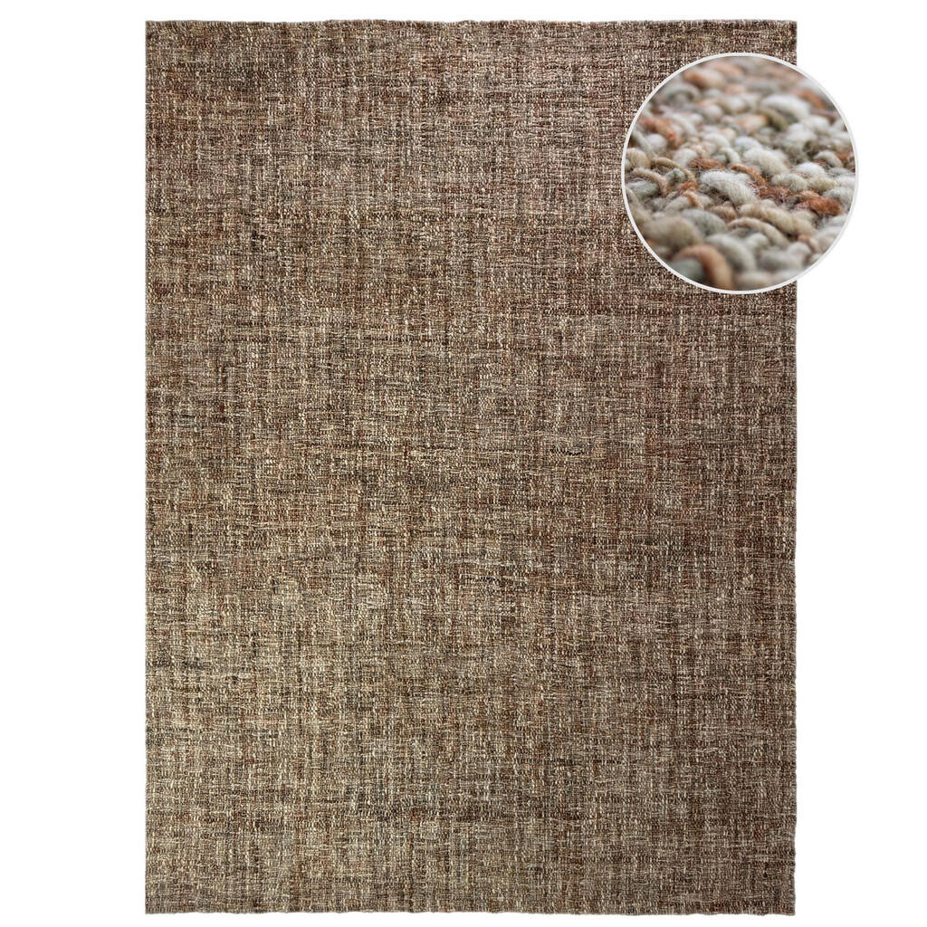 Flair Rugs VLNENÝ KOBEREC, 120/170 cm terakotová