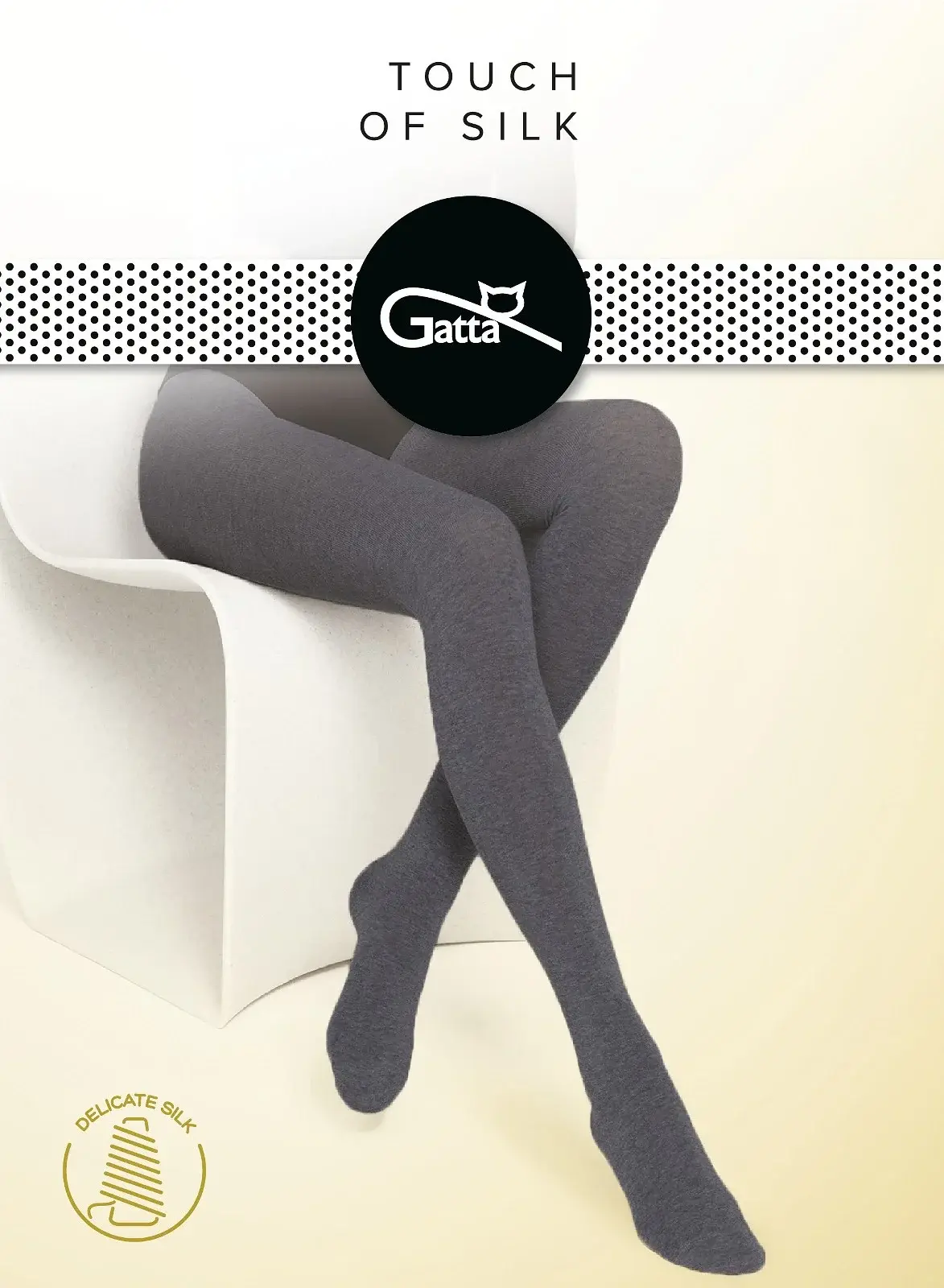 Dámske pančuchové nohavice Gatta Touch of Silk BLUENIGHT 3-M
