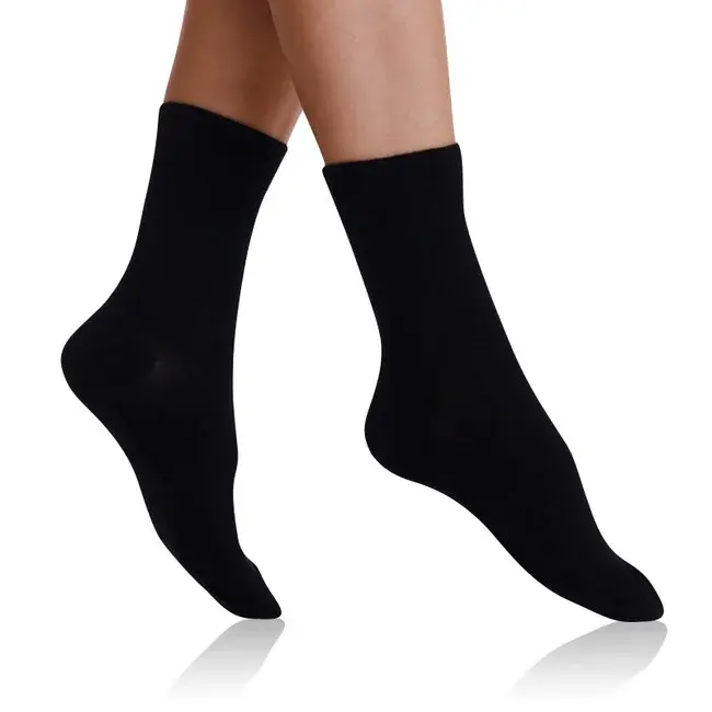 Dámske bavlnené ponožky COTTON MAXX LADIES SOCKS - Bellinda - čierna 39 - 42