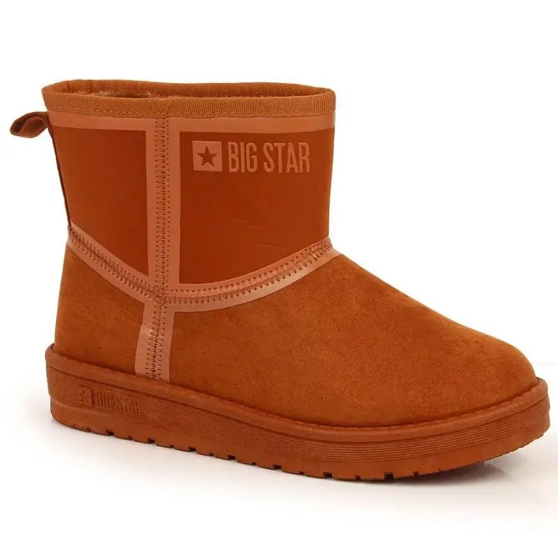 Dámske snežnice na platforme W INT1751A camel - Big Star 38