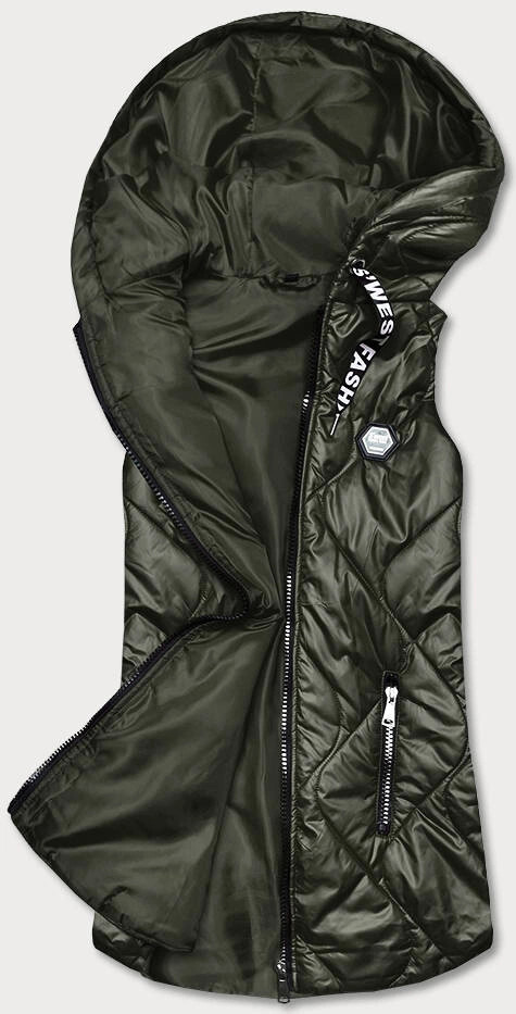 Dámska khaki mikina bez kapucne (B0129-11) odstíny zelené XXL (44)
