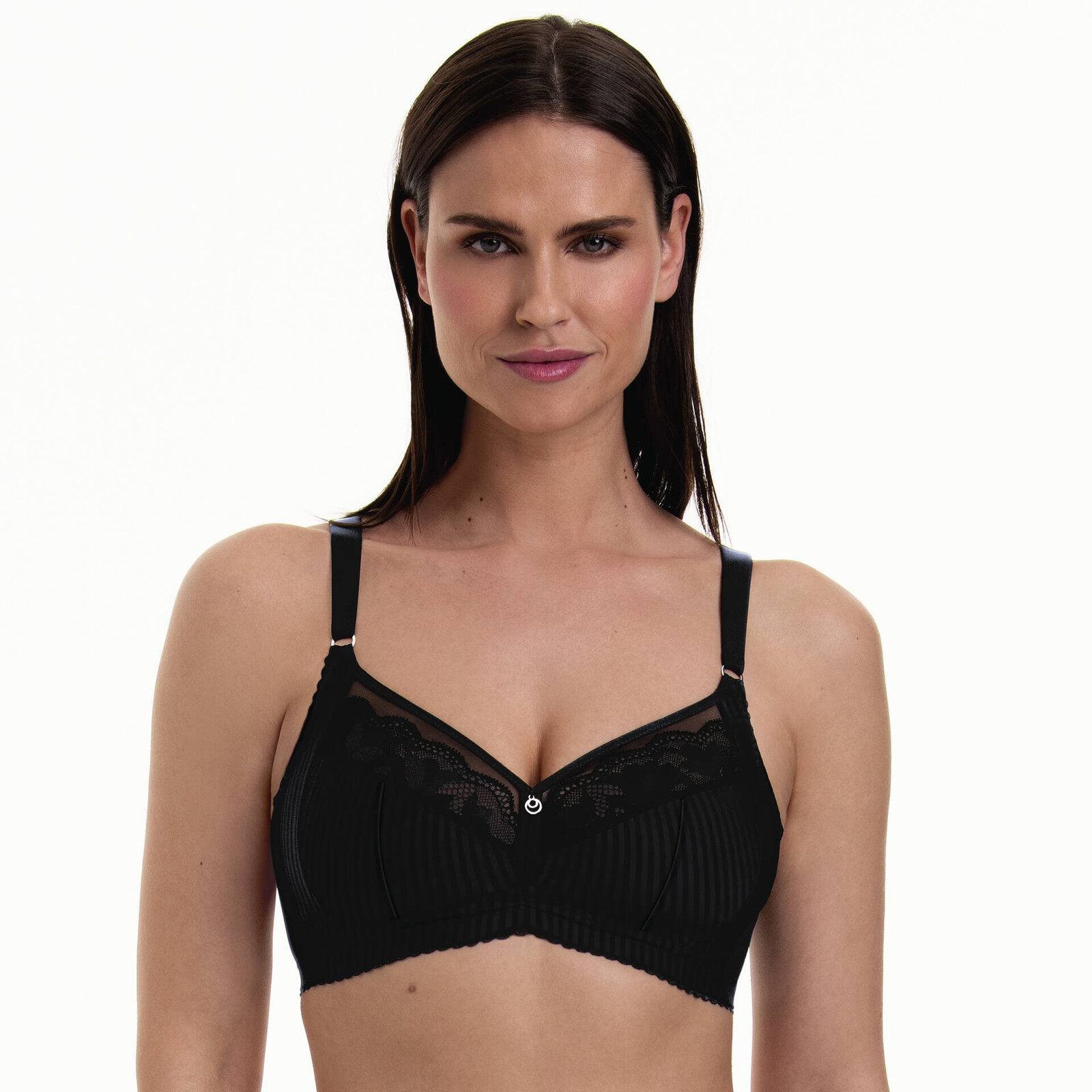 Mäkká podprsenka Sita 5266 čierna - RosaFaia 001 black 85E