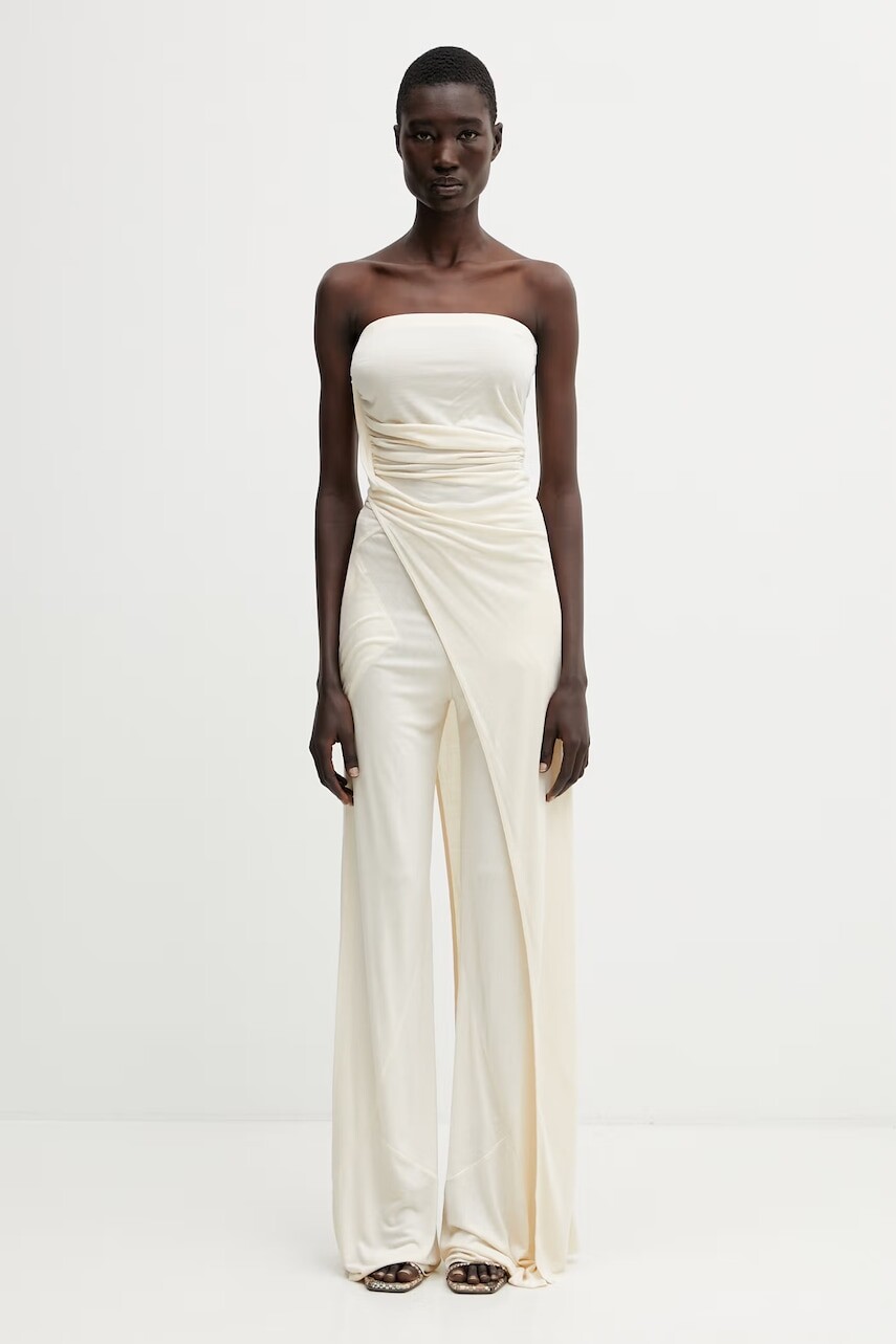 Rick Owens Lilies blúzka s odhalenými ramenami dámska z viskózy