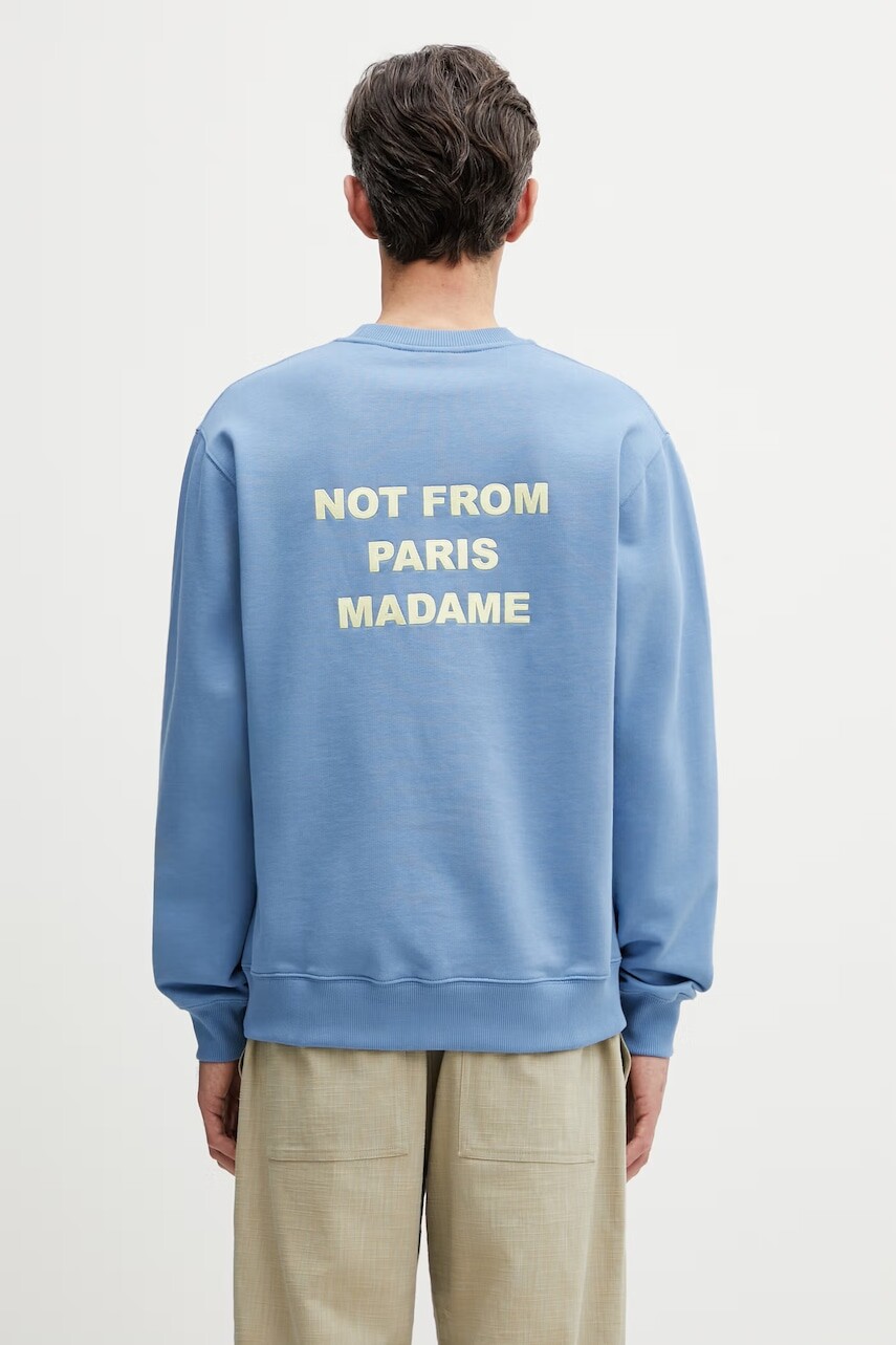 Drôle de Monsieur mikina dámska bavlnená Le Sweatshirt Slogan
