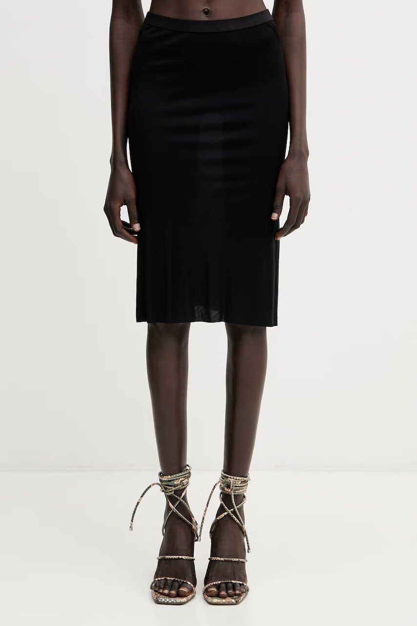 Rick Owens Lilies sukňa z viskózy