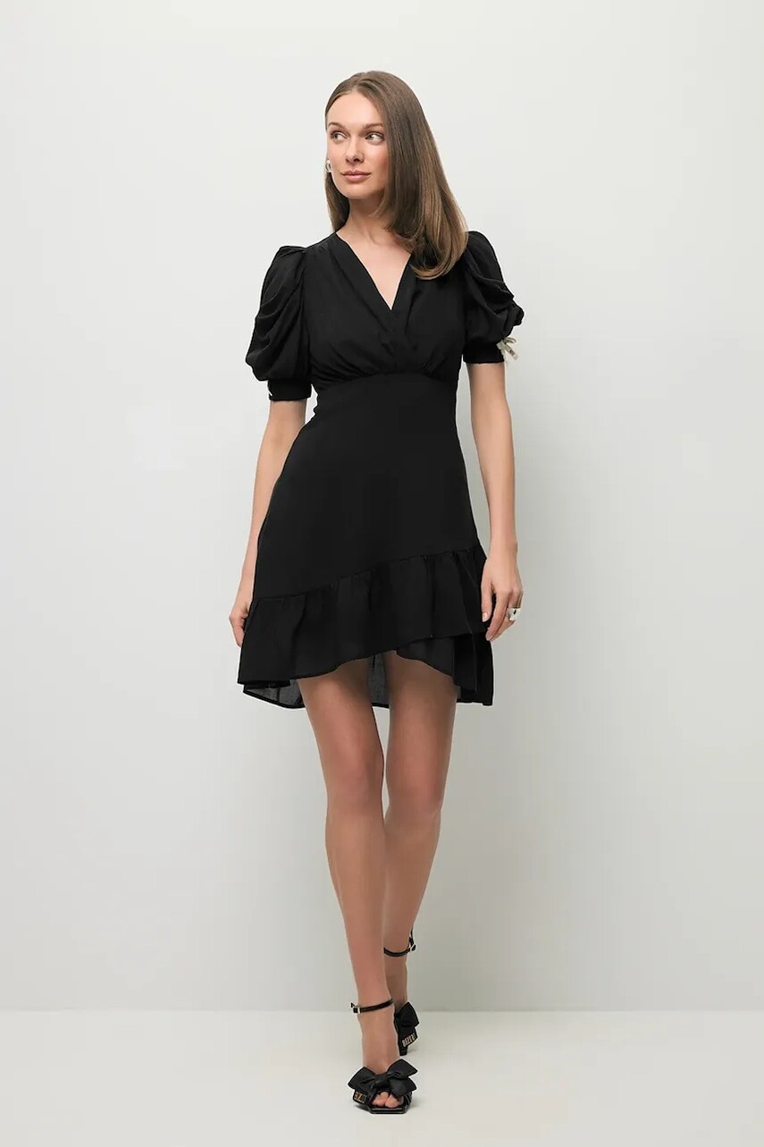 BIZUU šaty v empírovom štýle z lyocellu FARMOSA