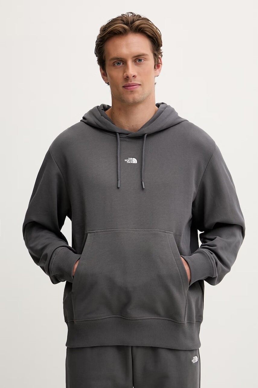 The North Face mikina s kapucňou pánska bavlnená Essential Light