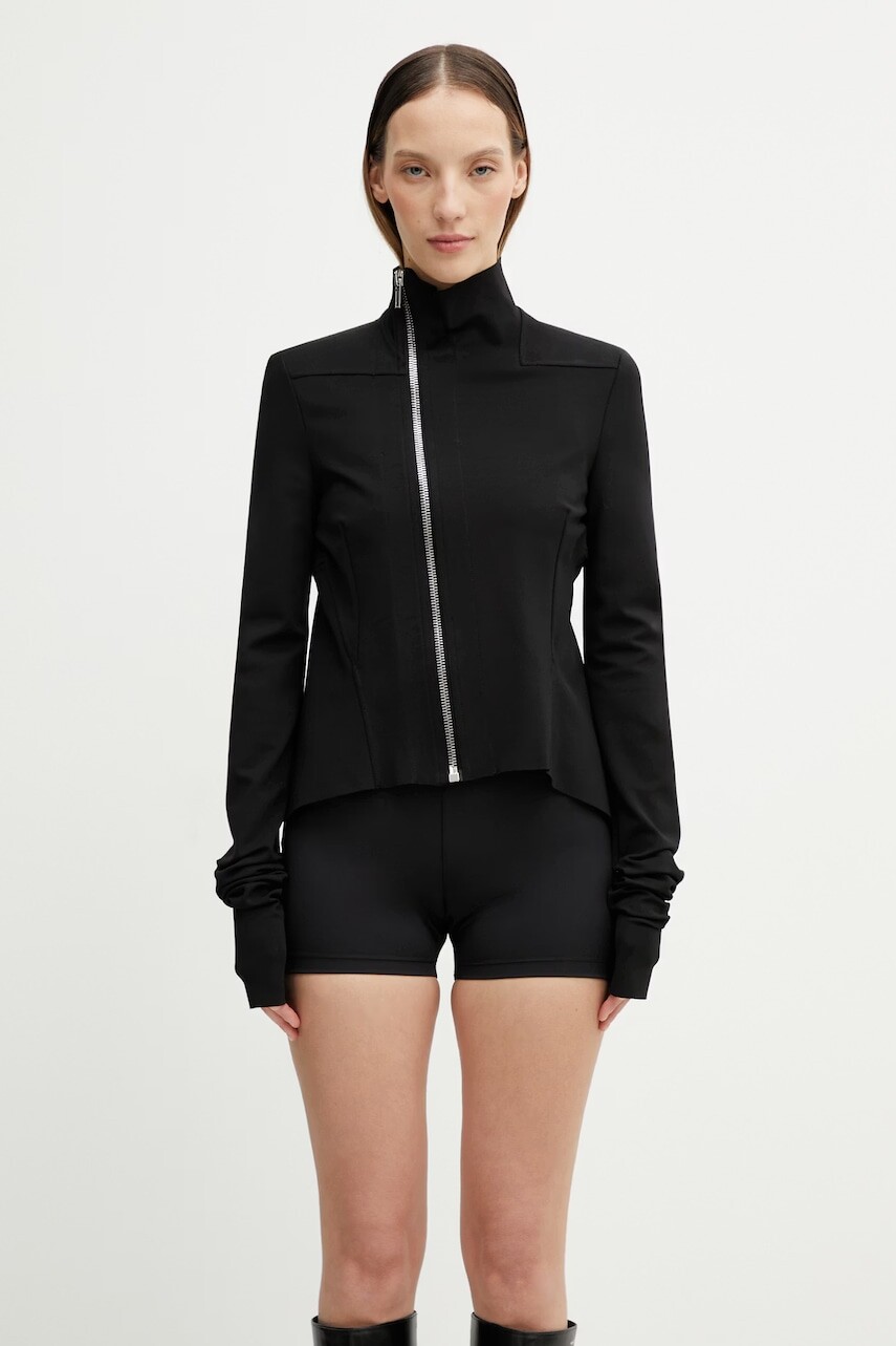 Rick Owens Lilies mikina na zips dámska s viskózou Naska Gary