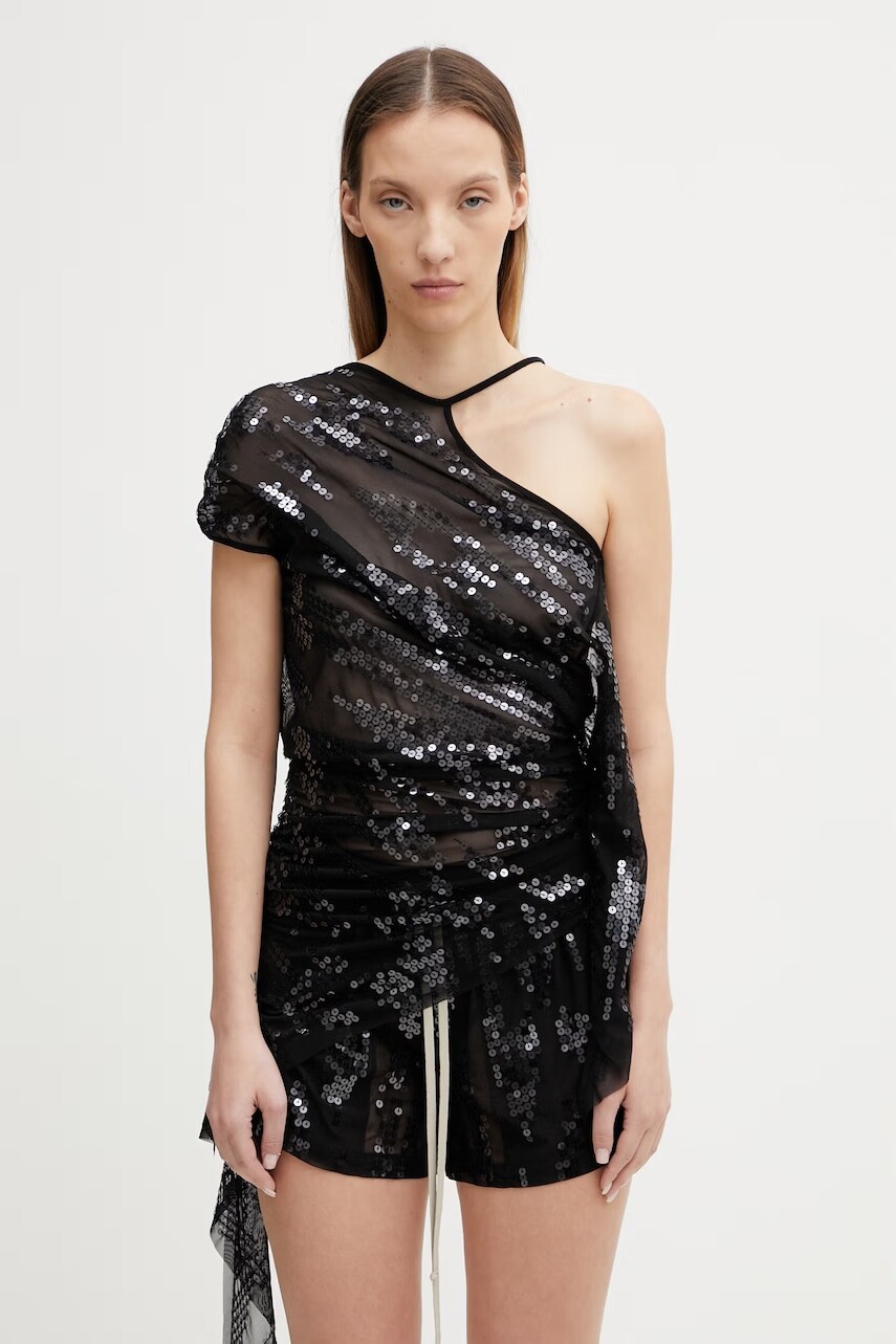 Rick Owens Lilies asymetrická blúzka dámska Tungsten