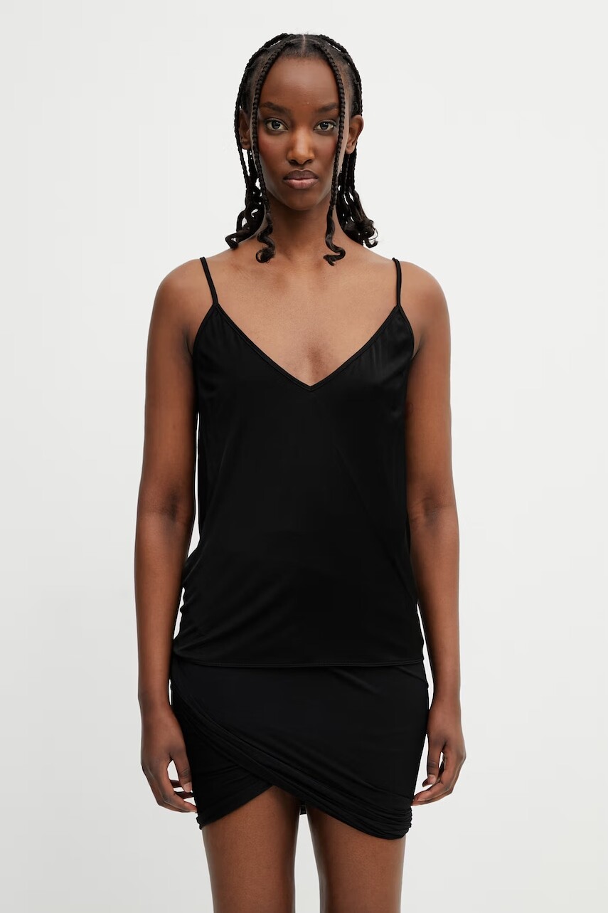 Rick Owens Lilies blúzka s ramienkami dámska z viskózy