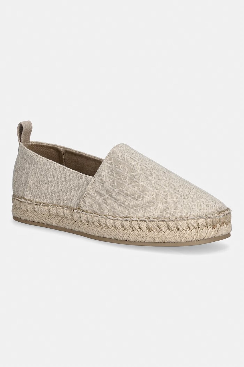 Calvin Klein espadrilky dámske OBLIQUE ESPADRILLE AOP