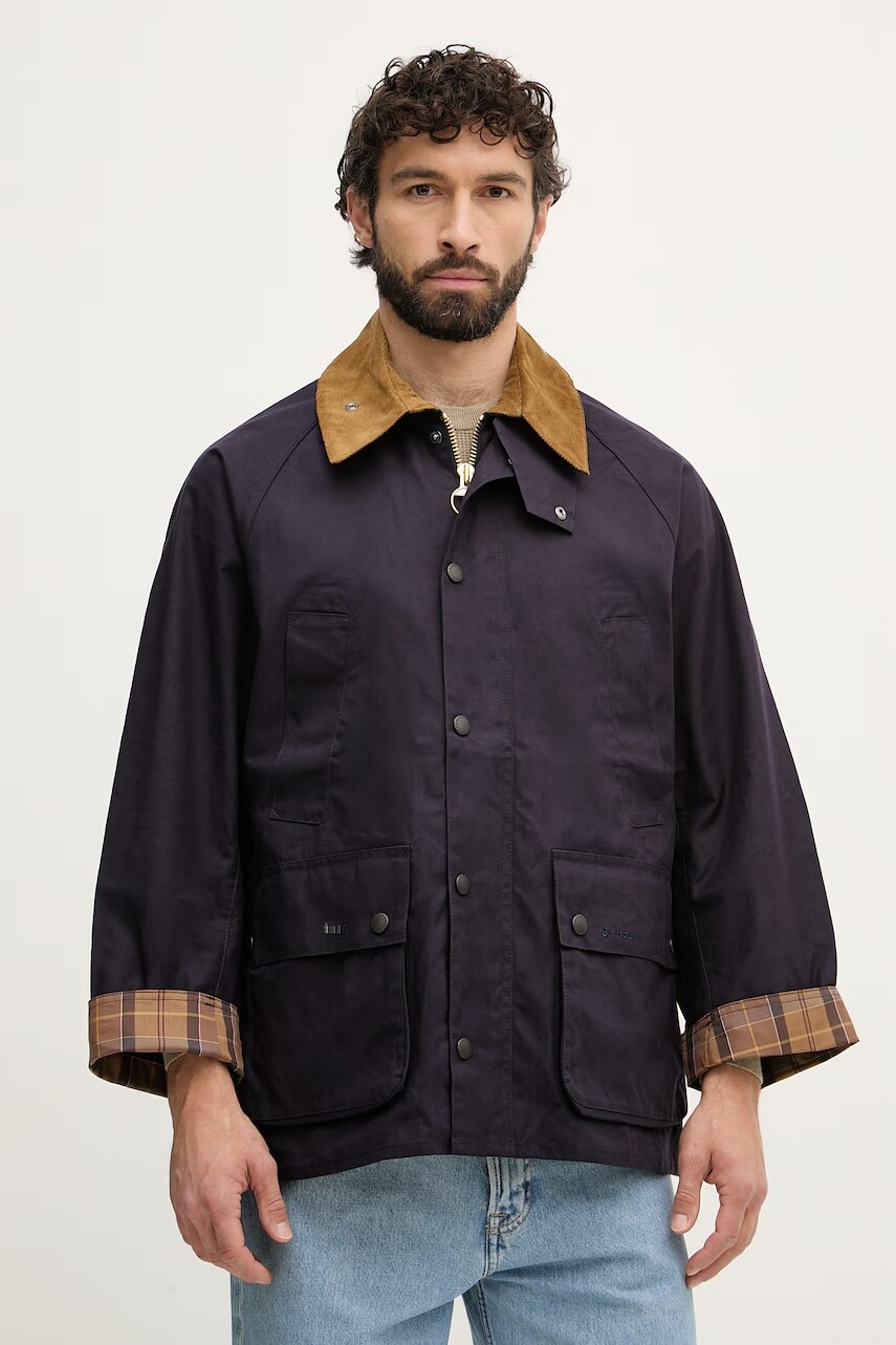 Barbour krátka bunda pánska bavlnená Bedale