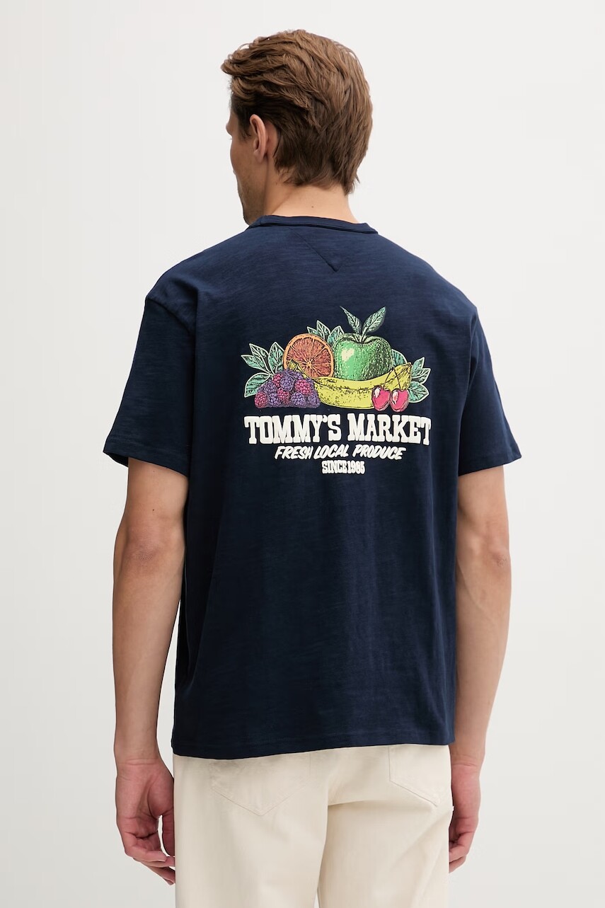 Tommy Jeans oversize tričko pánske bavlnené