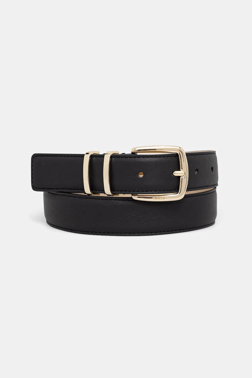 BOSS opasok dámsky kožený Plum-ML_Sz30