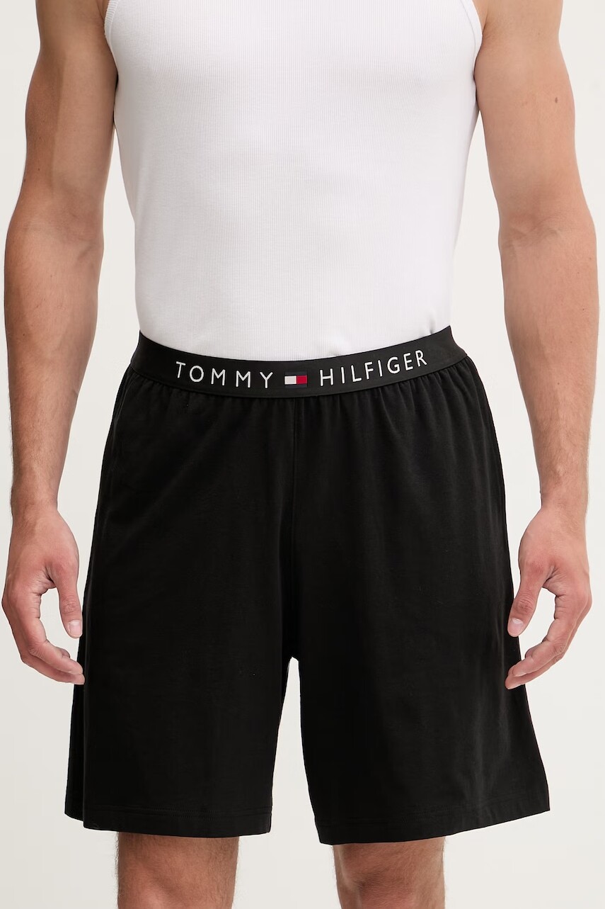 Tommy Hilfiger pyžamové šortky pánske bavlnené s elastanom