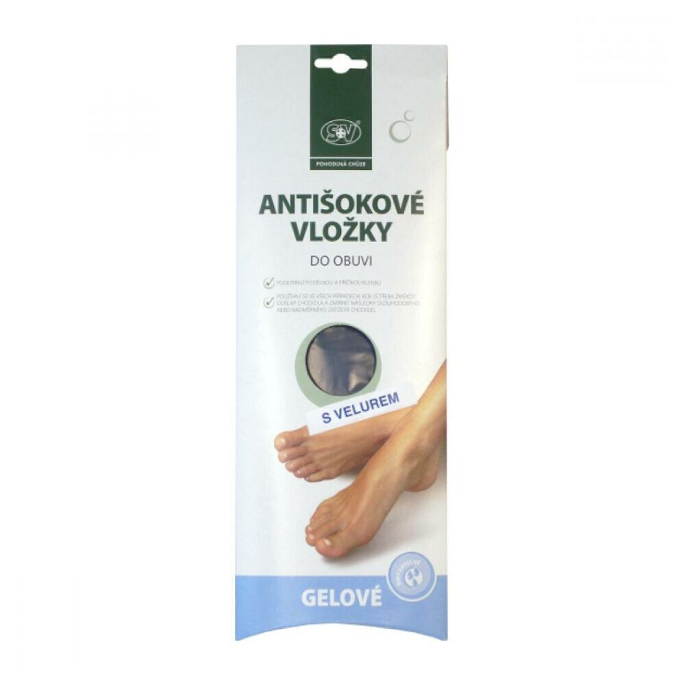 Gélové vložky antišok s velúrom veľ. 43-44