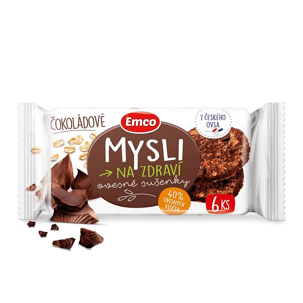 EMCO Ovos sušienky čokoládové 60 g