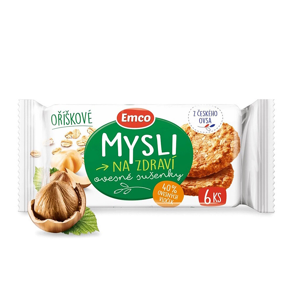 EMCO Ovos sušienky orieškové 60 g