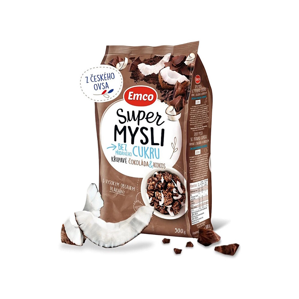 EMCO Super müsli čokoláda kokos 500 g