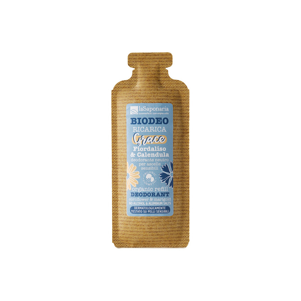 LA SAPONARIA Náplň do roll-on dezodorantu Grace bez vône BIO 40 ml