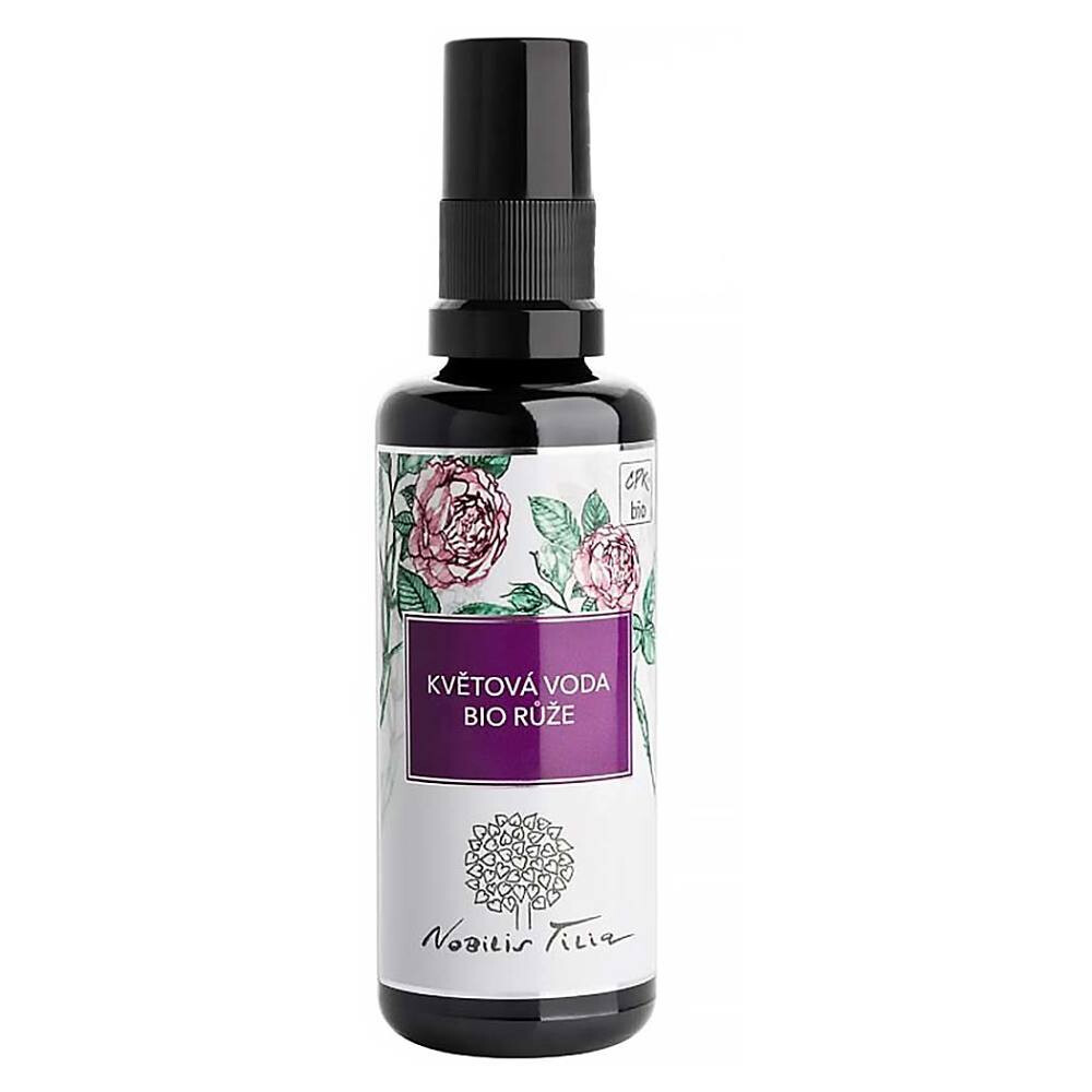 NOBILIS TILIA Kvetová voda Ruža BIO 50 ml