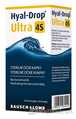 Hyal-Drop Ultra 4S očné kvapky bez konzervantov 10 ml