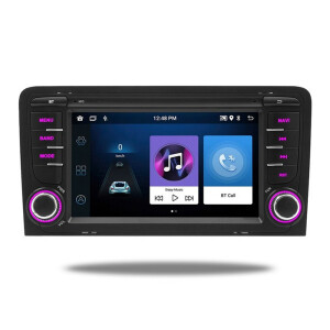Autorádio pre Audi A3 (2003–2012) – 7" Android, GPS, CarPlay, 4G, Bluetooth
