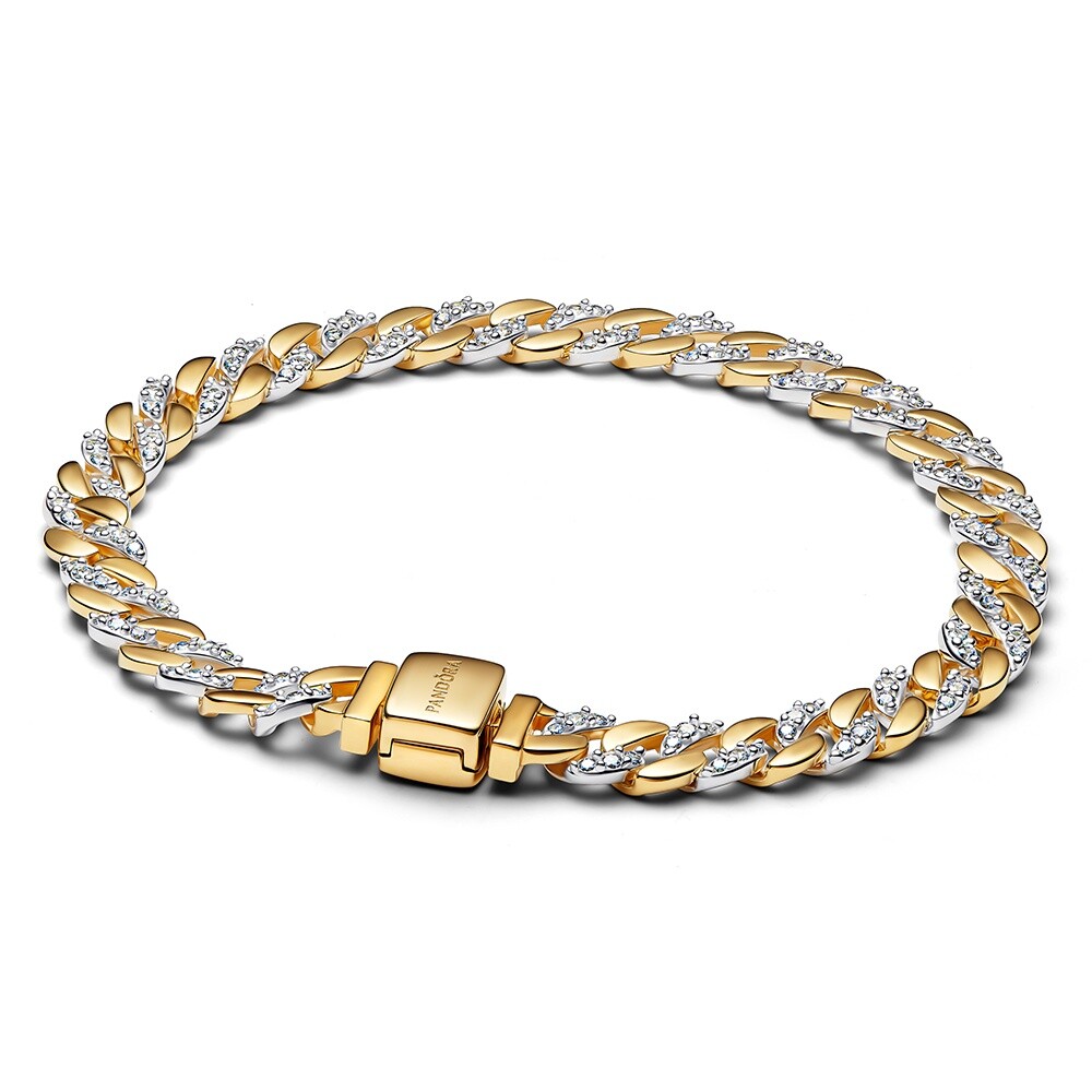 Pandora Bicolor náramok z kubánskej retiazky Timeless 564229C01 18 cm