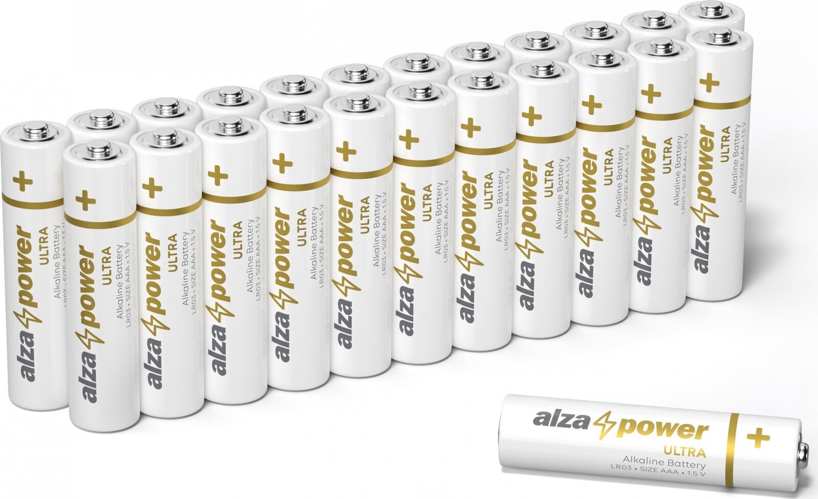 AlzaPower Ultra Alkaline LR03 (AAA) 24 ks v eko-boxe