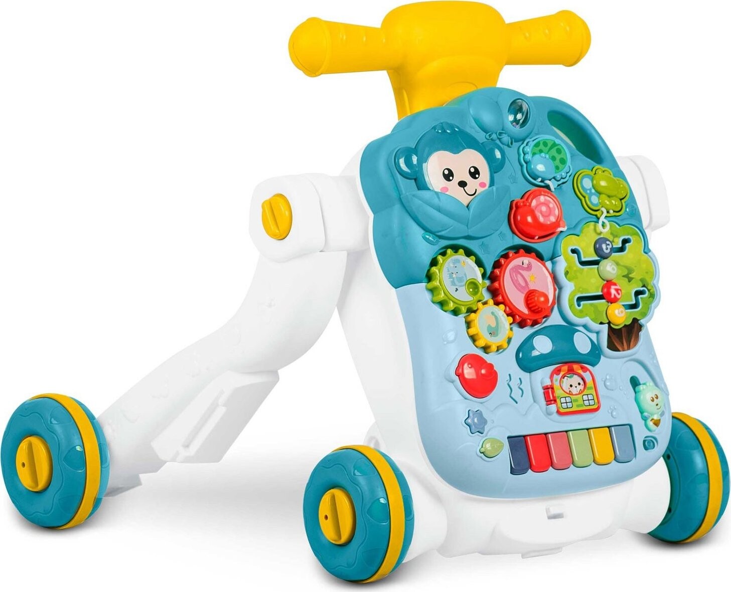 Ricokids Vzdelávacia chodúľka 4 v 1 modro-biela
