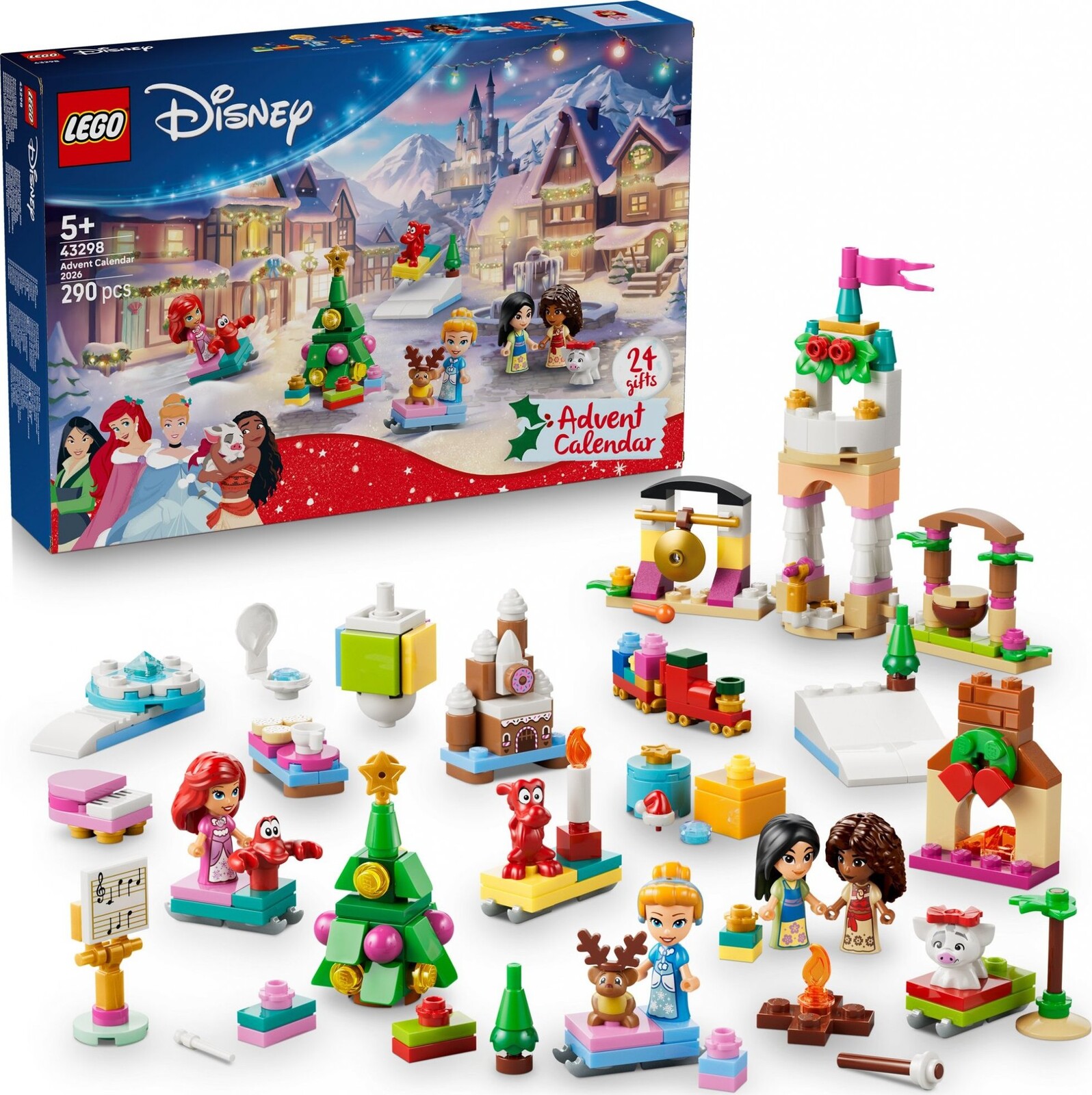 LEGO® Disney Princess 43298 Adventný kalendár 2026