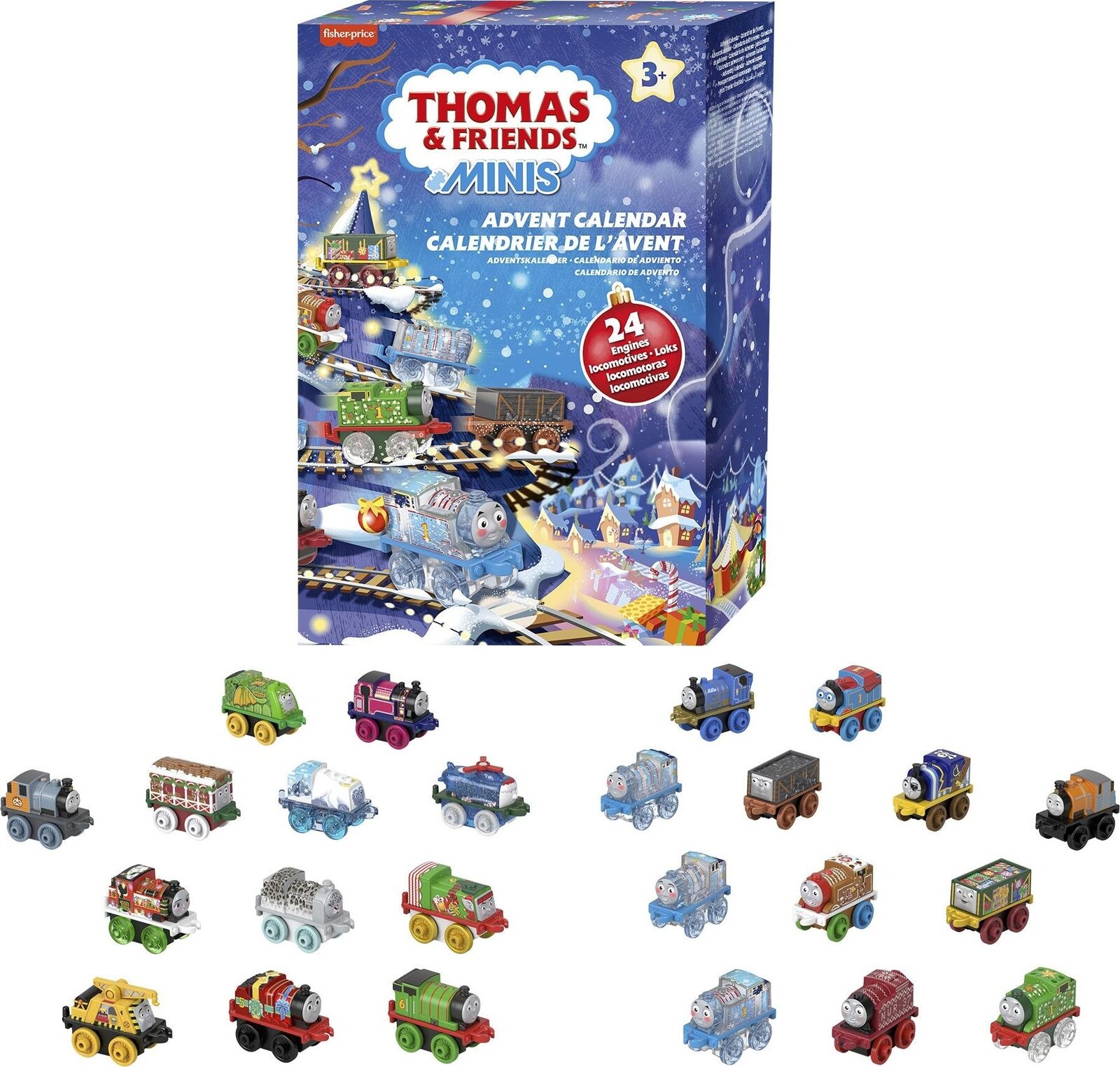 Fisher-Price Mini mašinky adventný kalendár 2024