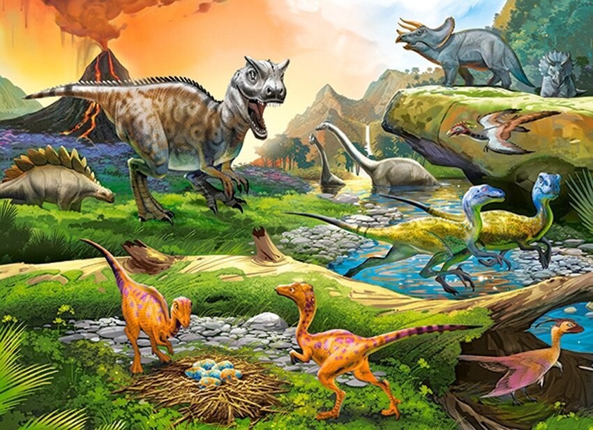 Castorland Svět dinosaurů 100 dílků
