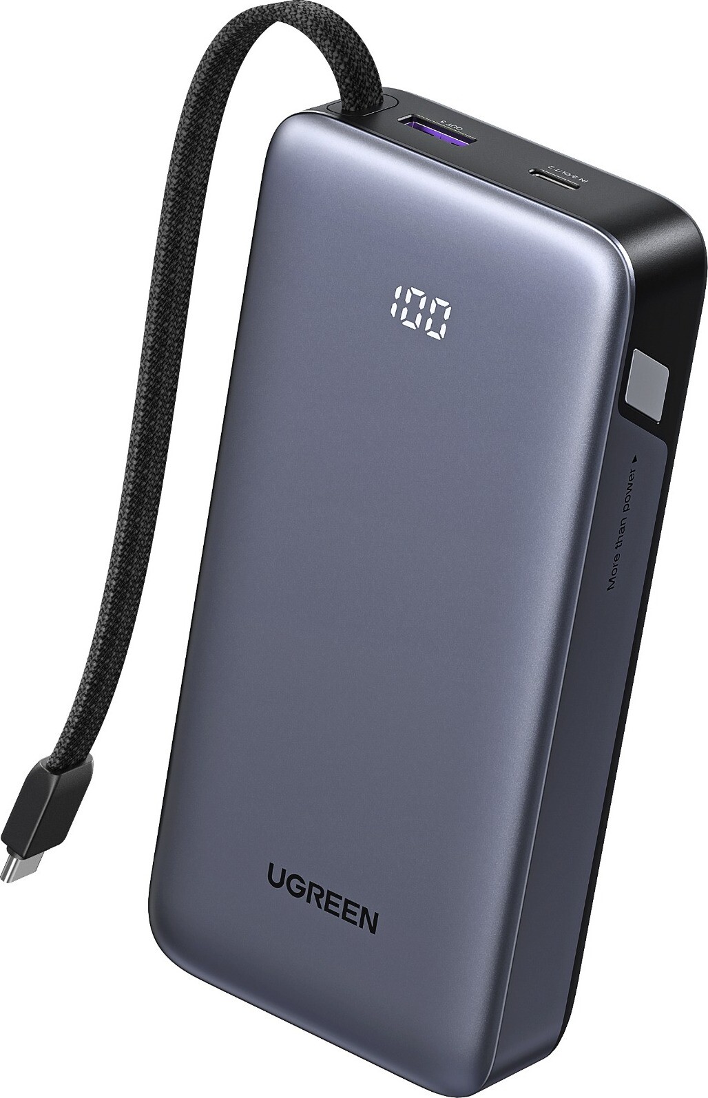 UGREEN 45 W Power Bank with Built-in Cable