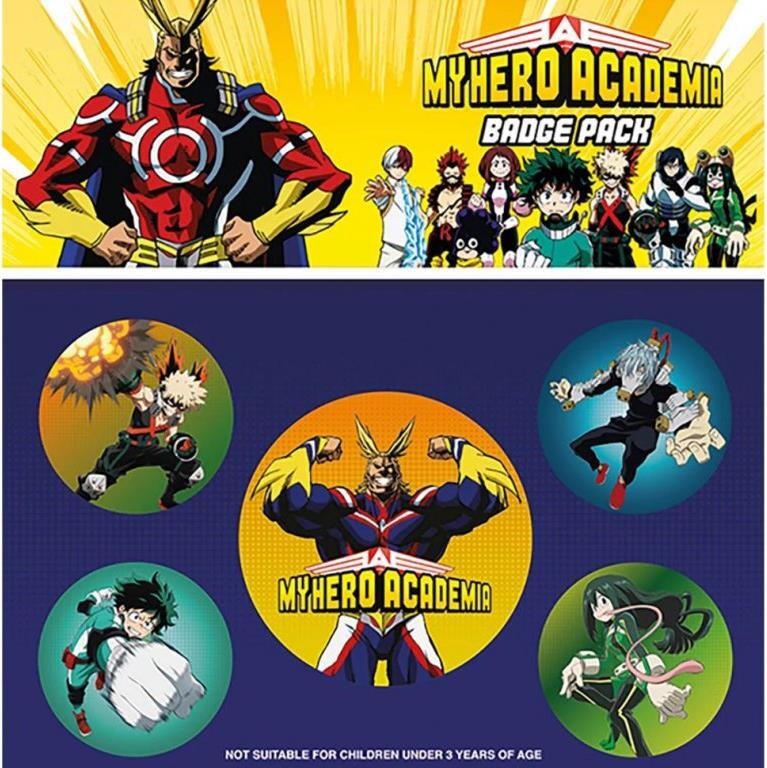 My Hero Academia: Heroes – sada 5 odznakov
