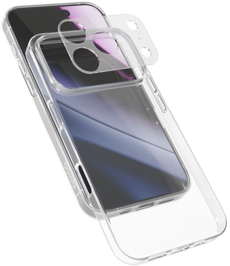 Epico Twiggy Gloss kryt iPhone 17 Pro Max Ultraľahký kryt – transparentný